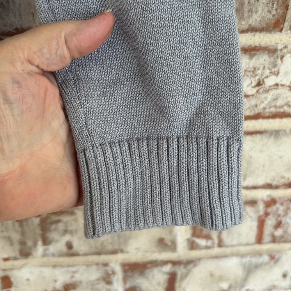 White‎ House Black Market Light Gray Cowl Neck Sweater